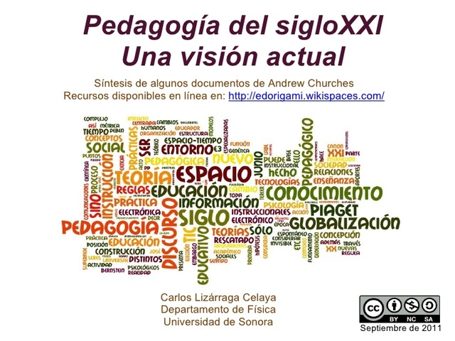 Momento actual de la pedagogía - Siglo XXI