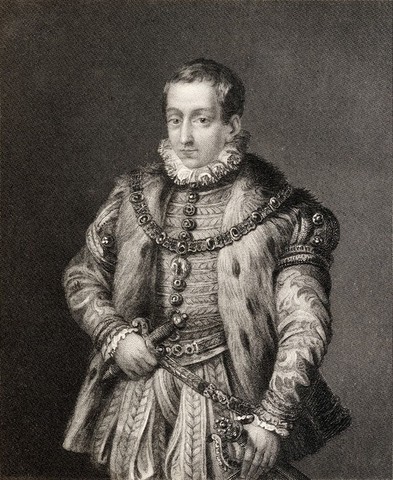 Philip imprisons his son Don Carlos