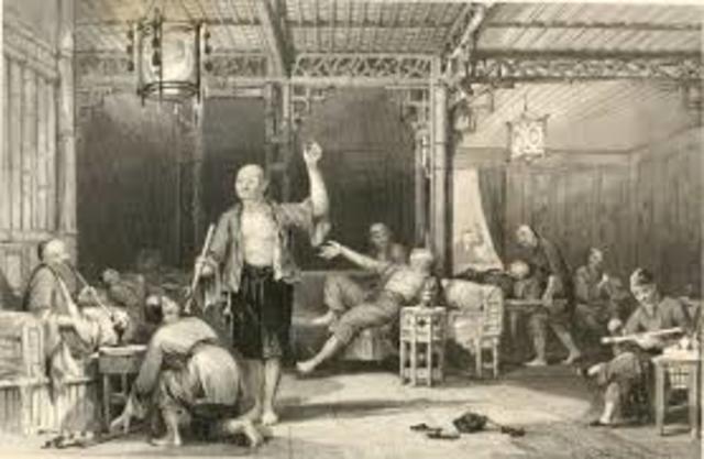 Selling Of Opium