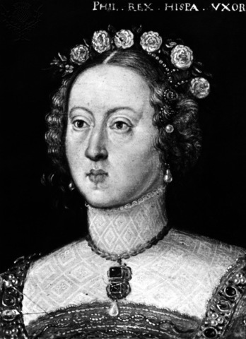 Philip's first wife Maria of Portugal died