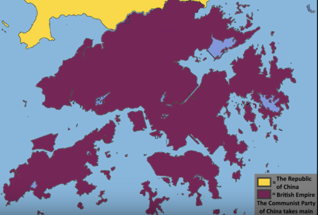 1898-Hong Kong in British hands.