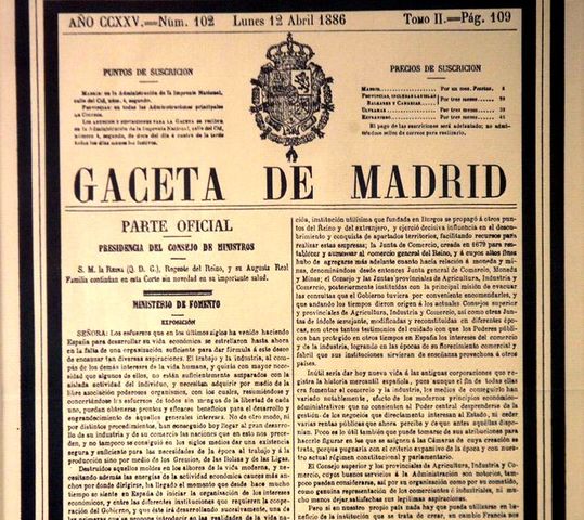 La gaceta de Madrid
