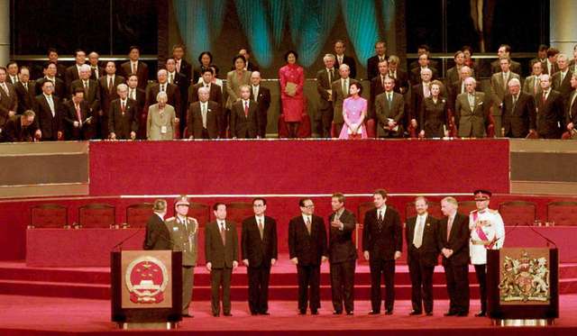 Giving Hong Kong speech