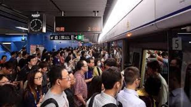 Refugees fleeing from political turbulence and warfare in Mainland China increase Hong Kong’s population.