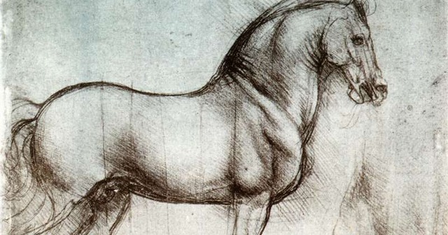 leonardo da vinci poems: White horse