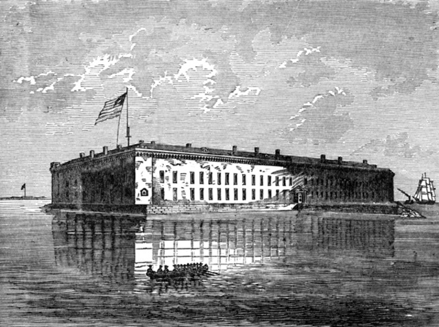 Fort Sumter is fired upon