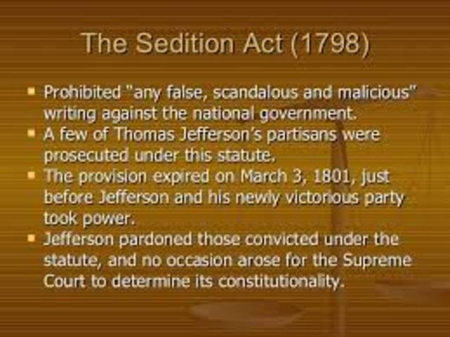 The Sedition Act