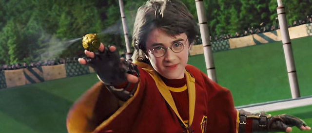 Harry´s first Quidditch match