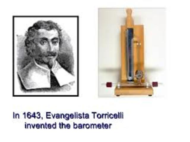 Evangelista Torricelli developed the first mercury barometer