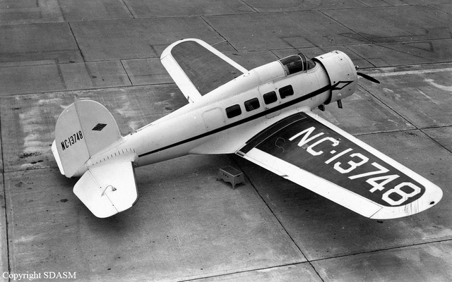 his first plane design