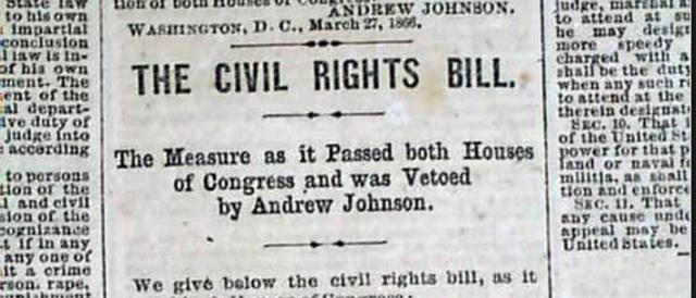 Civil Rights Act of 1866