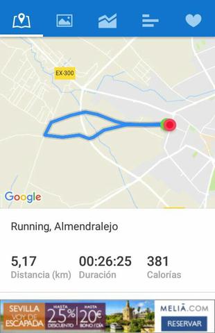 Carrera con mi amiga Soraya