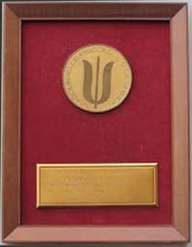 Premio a la mejor tesis de Psicología