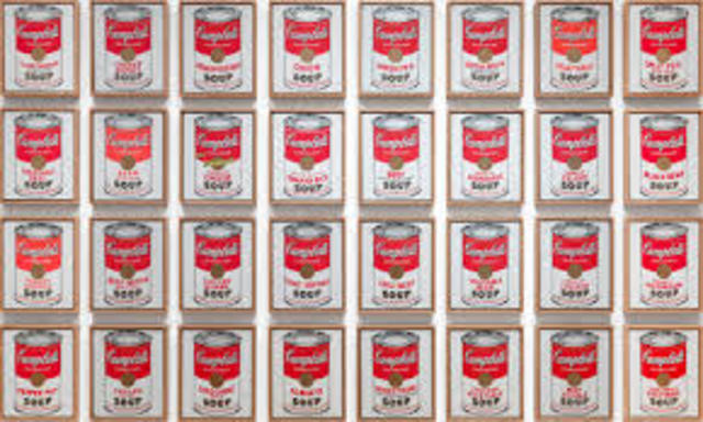 Campbell's Soup Cans by Andy Warhol