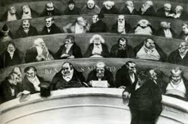 The Legislative Belly by Honore Daumier