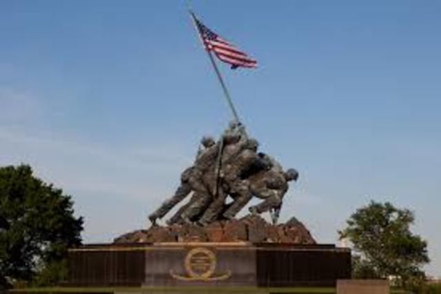 USA Marine Corps War Memorial by Felix W. Weldon