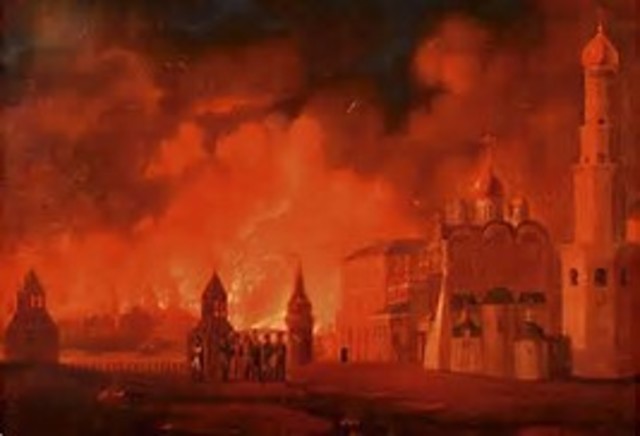 Moscow burned