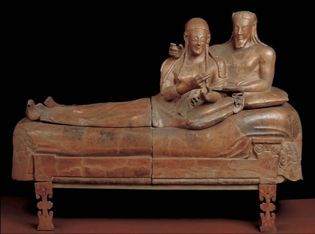 Sarcophagus with Reclining Couple