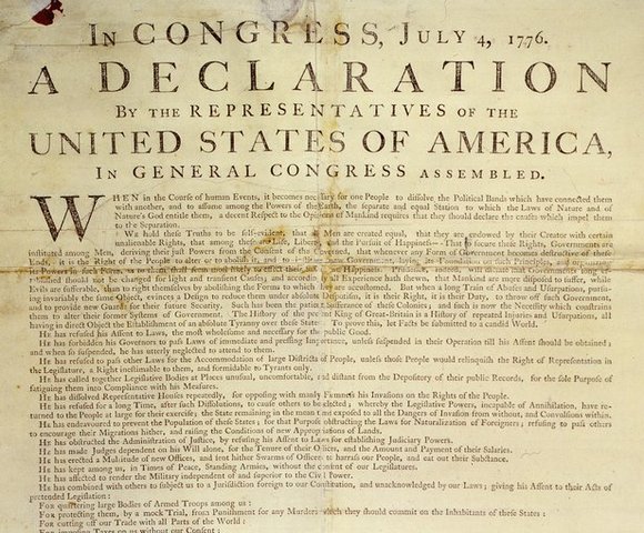 The Declaration of Independence