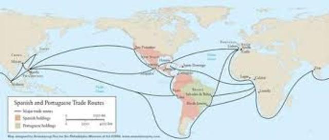 Role of the Spanish and Portuguese traders