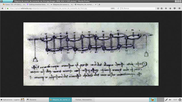 primer diseño de calculadora mecánica
