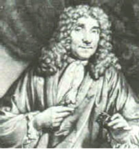 Anton van Leeuwenhoek saw red blood cells for the first time