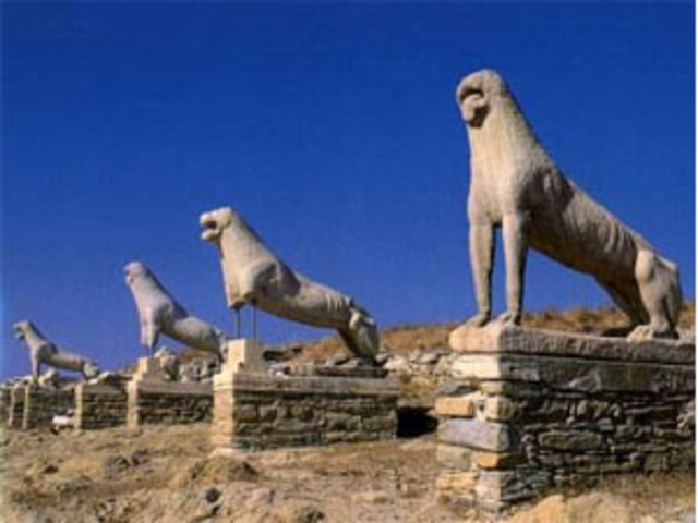 Leones de Delos