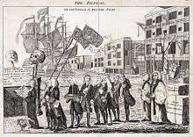 Repeal of the stamp act