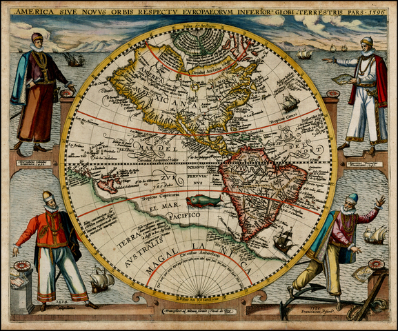 A German mapmaker names the "New World" America