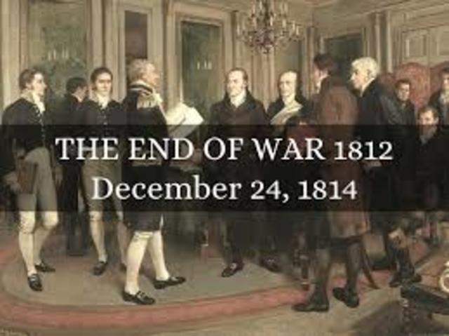 End of the War of 1812