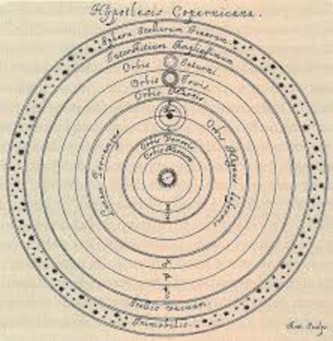 Nicolaus Copernicus reasoned the heliocenctric theory