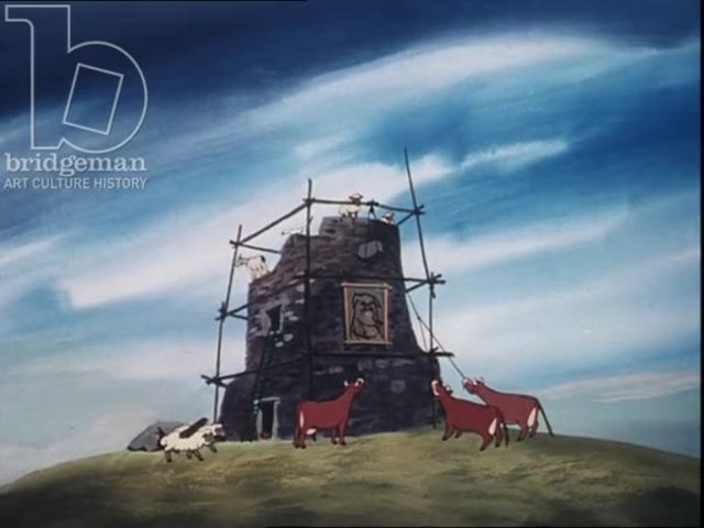 Building of the windmill