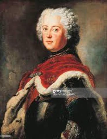 The enlightened despot, Frederick ll, began his rule of Prussia