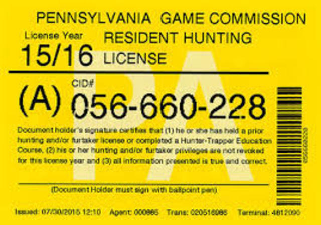 I got my hunting license