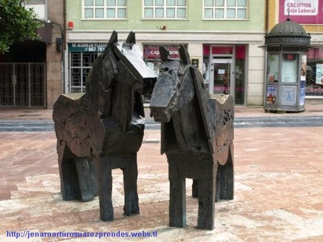 caballos asturcones - manolo valdes