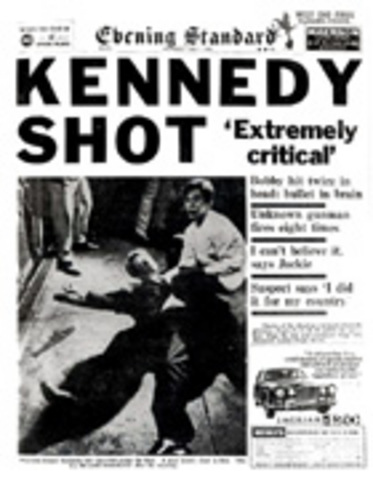 President Kennedy assassinated in Dallas