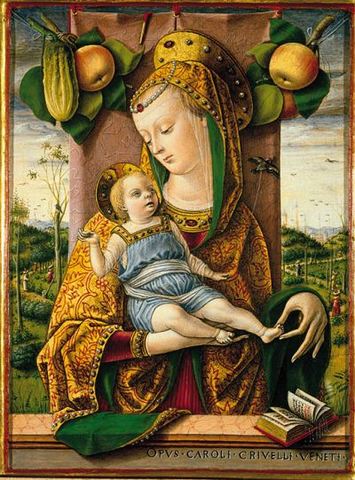 Carlo Crivelli's "Madonna with Child"