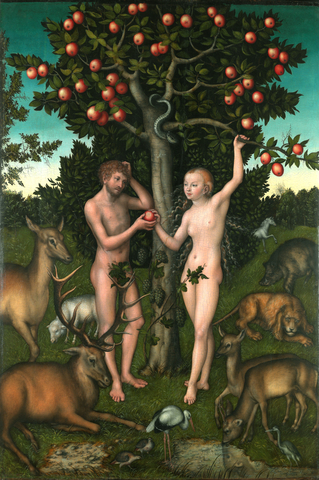 Lucas Cranach the Elder's "Adam and Eve"