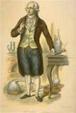 Antoine Lavoisier discovered and named gas oxygen