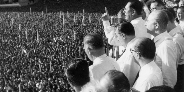 Acto de Juan Domingo Perón