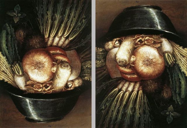 Vegetables in a Bowl or the Gardener