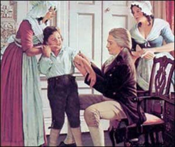 Edward Jenner introduced a vaccine to prevent small pox