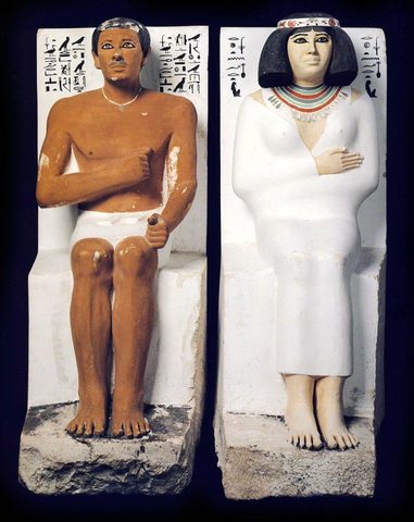 Rahotep y su esposa Nofret