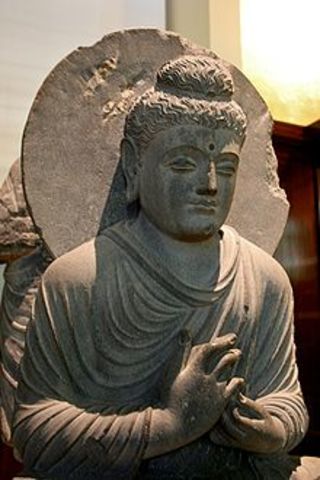Buda sentado de Gandhara