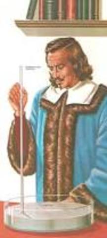 Evangelista Torricelli developed the first mercury barometer