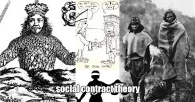 Jean Jacques Rousseau wrote The Social Contract - free individuals create a society and government