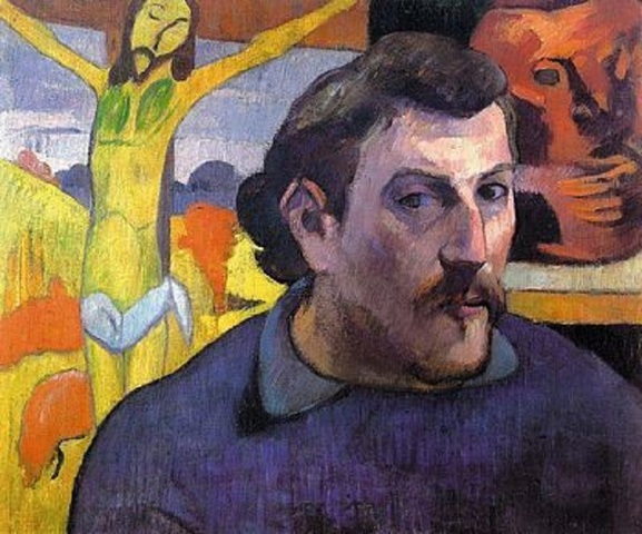 Self Portrait with Yellow Christ - Gauguin