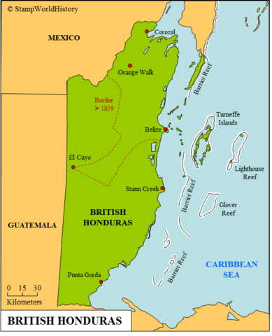 Descubrimiento de la bahía de Honduras.