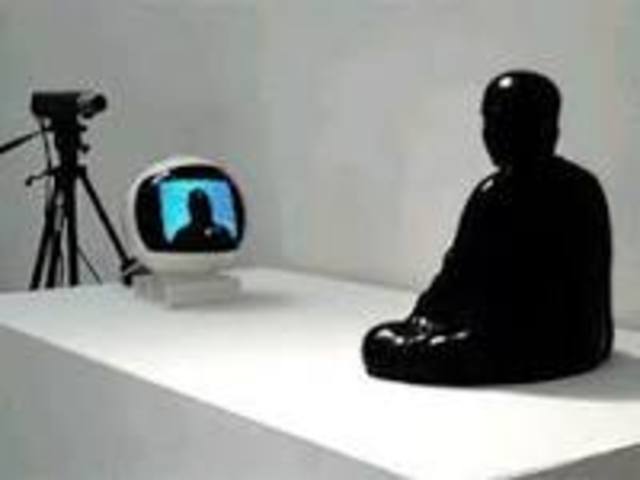 TV Buddah by Nam June Paik