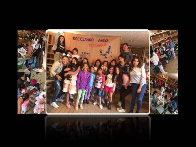 Trabajo de campo FUNVIPAZ "Tercera Visita" Cierre visita "RECICLANDO ANDO"